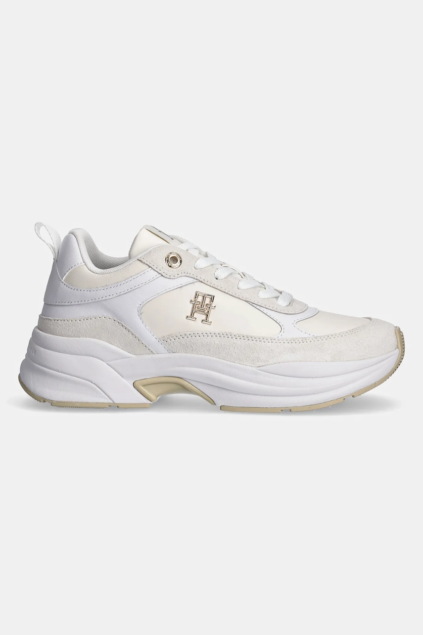 Кроссовки Tommy Hilfiger TH CHUNKY FEMININE RUNNER цвет бежевый FW0FW08616 Кроссовки Tommy Hilfiger TH CHUNKY FEMININE RUNNER цвет бежевый FW0FW08616