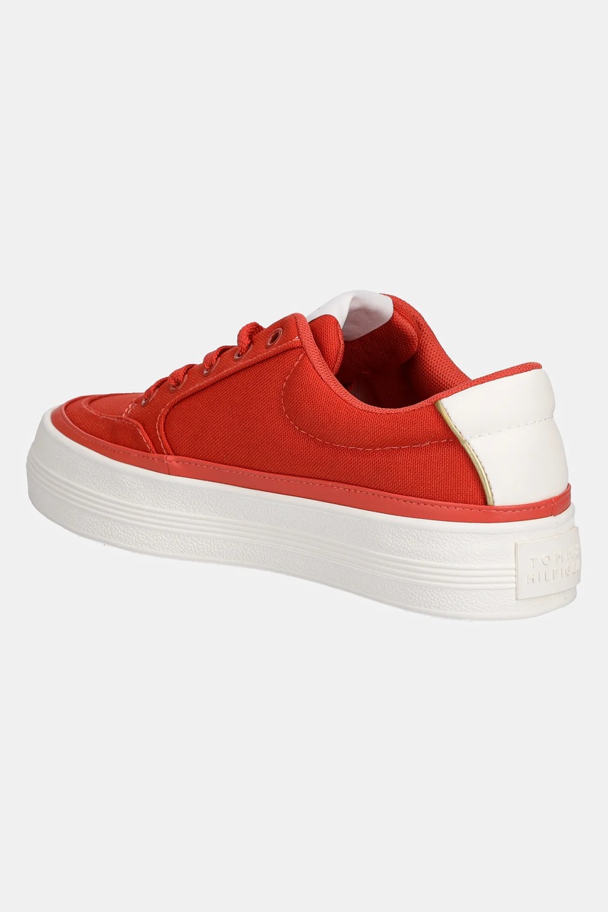 Кеди Tommy Hilfiger ESSENTIAL VULC TEXTILE SNEAKER жіночі колір помаранчевий FW0FW08323 