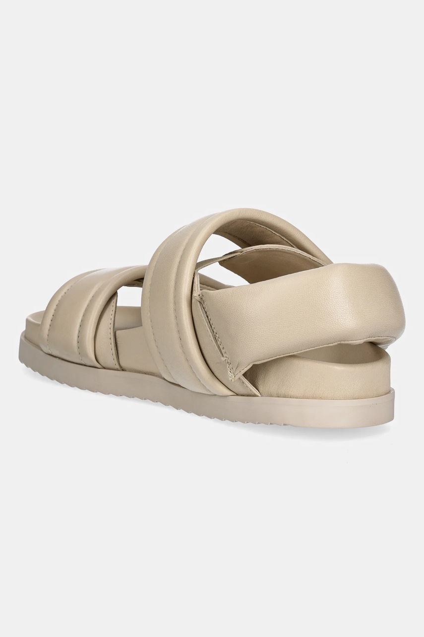 Δερμάτινα σανδάλια Patrizia Pepe χρώμα: μπεζ, 8X0080 L026 B732 φωτογραφία