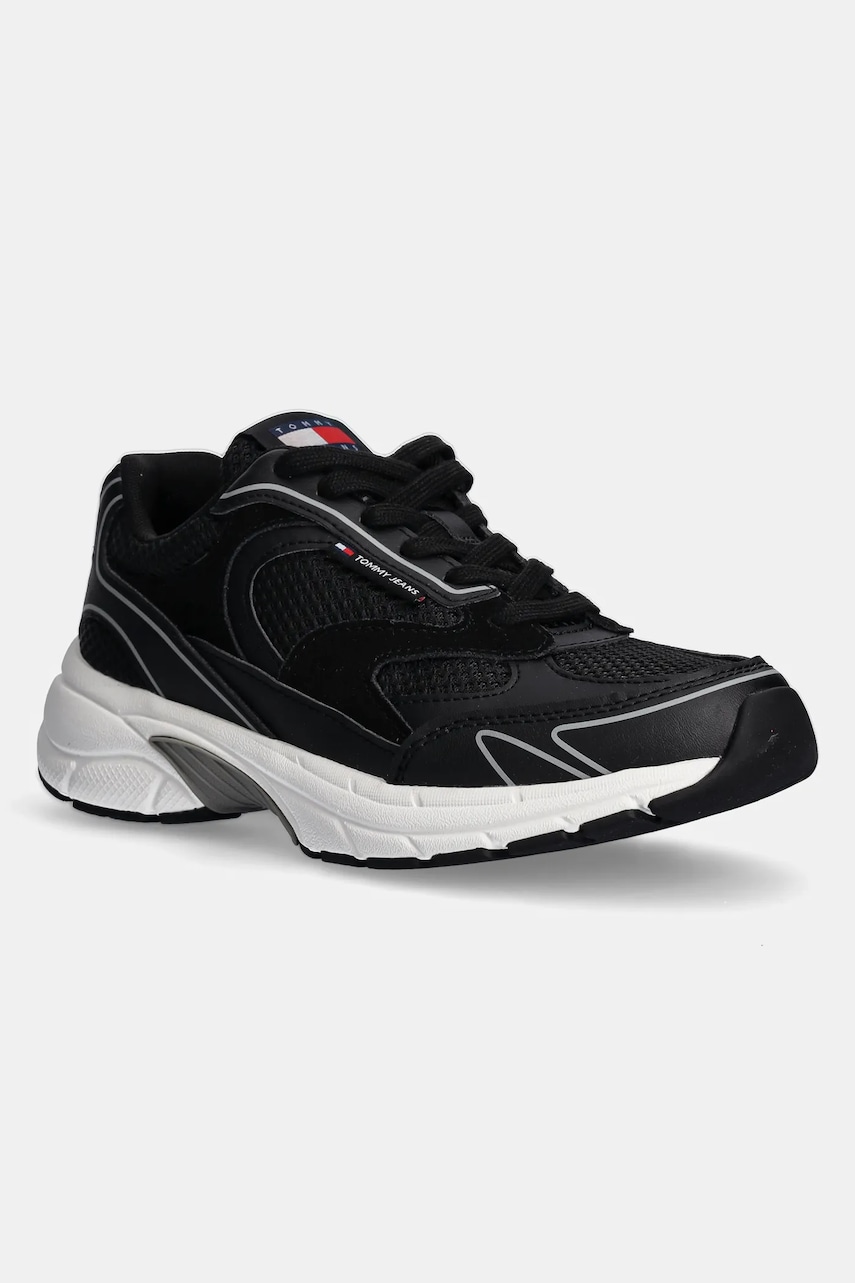 Tommy Jeans sneakers THE CONEY culoarea negru, EN0EN02674
