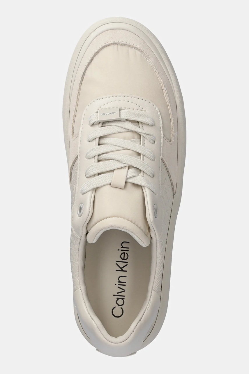 Αθλητικά Calvin Klein VULC LACE UP - MONO χρώμα: μπεζ, HW0HW02293 φωτογραφία