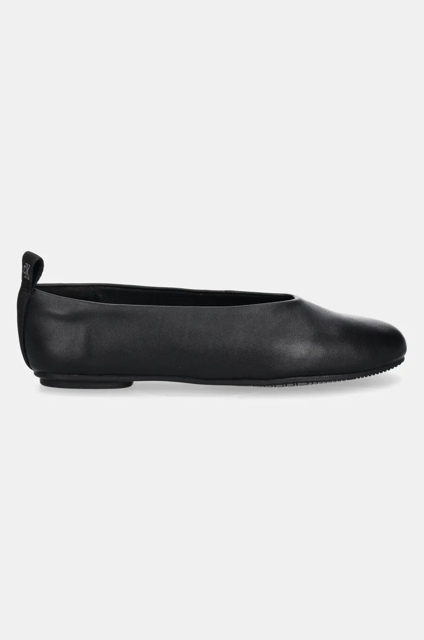 Кожаные балетки Calvin Klein Jeans BALLERINA LEATHER цвет чёрный  YW0YW01803 Кожаные балетки Calvin Klein Jeans BALLERINA LEATHER цвет чёрный  YW0YW01803