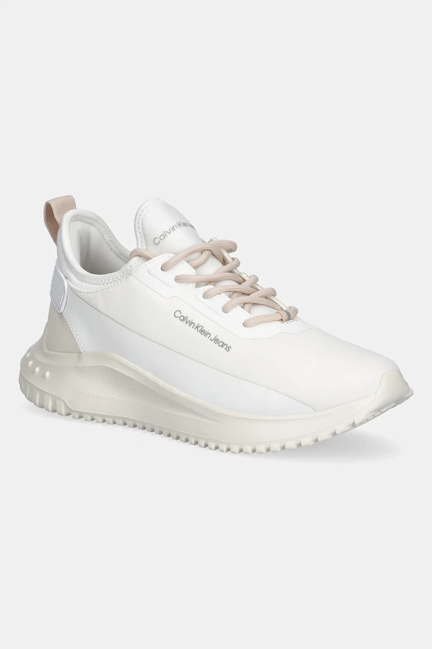Levně Sneakers boty Calvin Klein Jeans EVA RUNNER SOCK MIX IN HITECH bílá barva, YW0YW01665