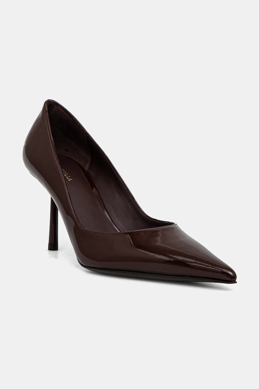 Le Silla stilettos de piele Deco Bella culoarea maro, 4215C080BLPPKAB748 Le Silla stilettos de piele Deco Bella culoarea maro, 4215C080BLPPKAB748