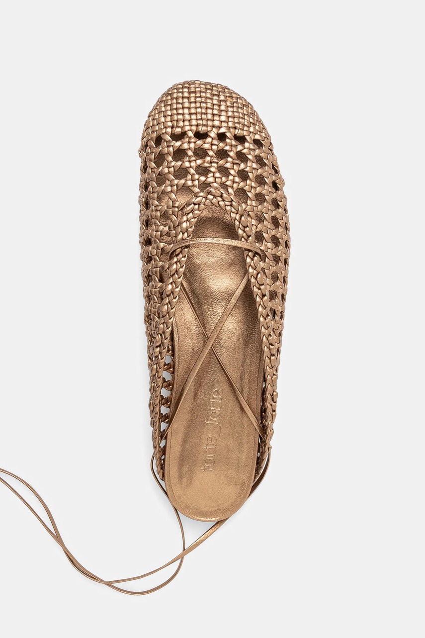 Δερμάτινες μπαλαρίνες Forte Forte φωτογραφία