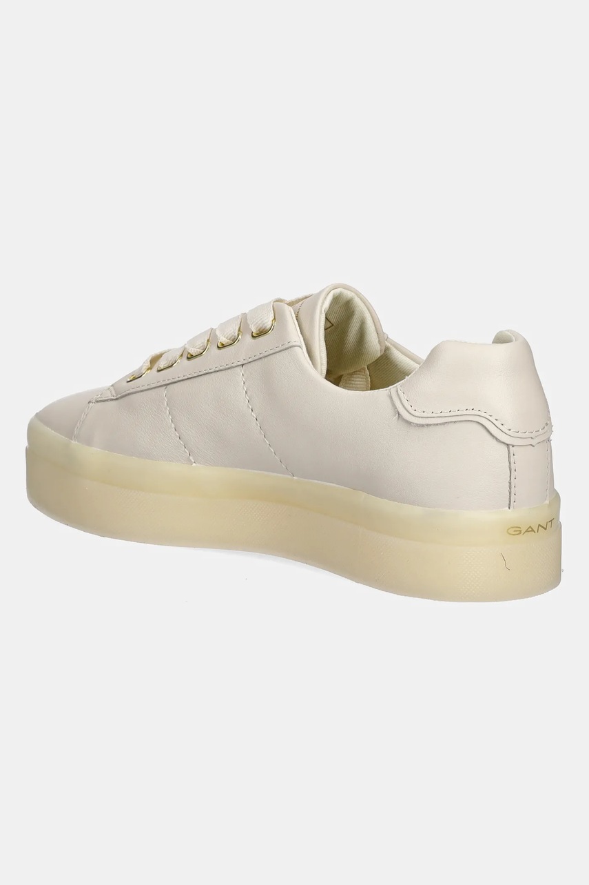 Δερμάτινα αθλητικά παπούτσια Gant Avona χρώμα: μπεζ, 30531969.G125 φωτογραφία