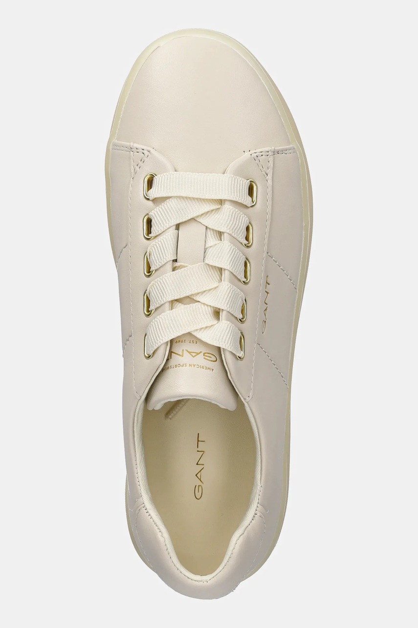 Δερμάτινα αθλητικά παπούτσια Gant Avona χρώμα: μπεζ, 30531969.G125 φωτογραφία