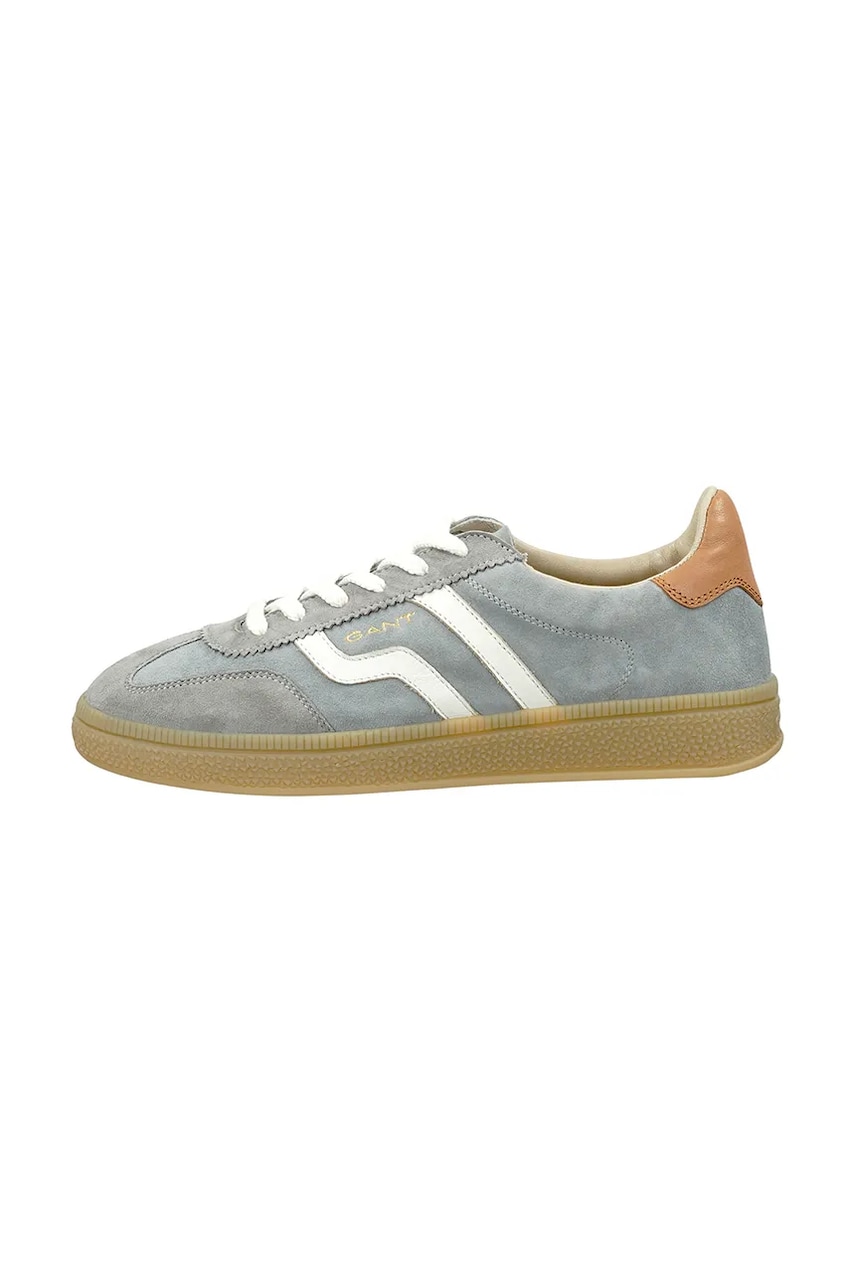 Gant sneakers din piele intoarsă Cuzima culoarea gri, 30533550.G031