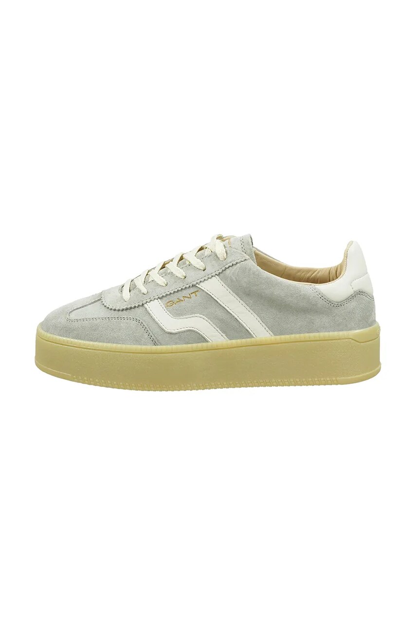 Gant sneakers din piele intoarsă Cuzmani culoarea gri, 30533979.G031