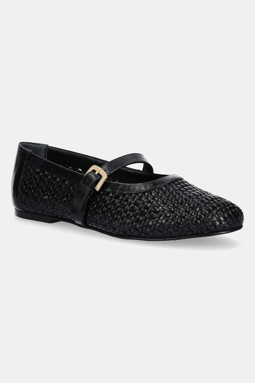 Gant balerini de piele Chadii culoarea negru, 30511858.G00