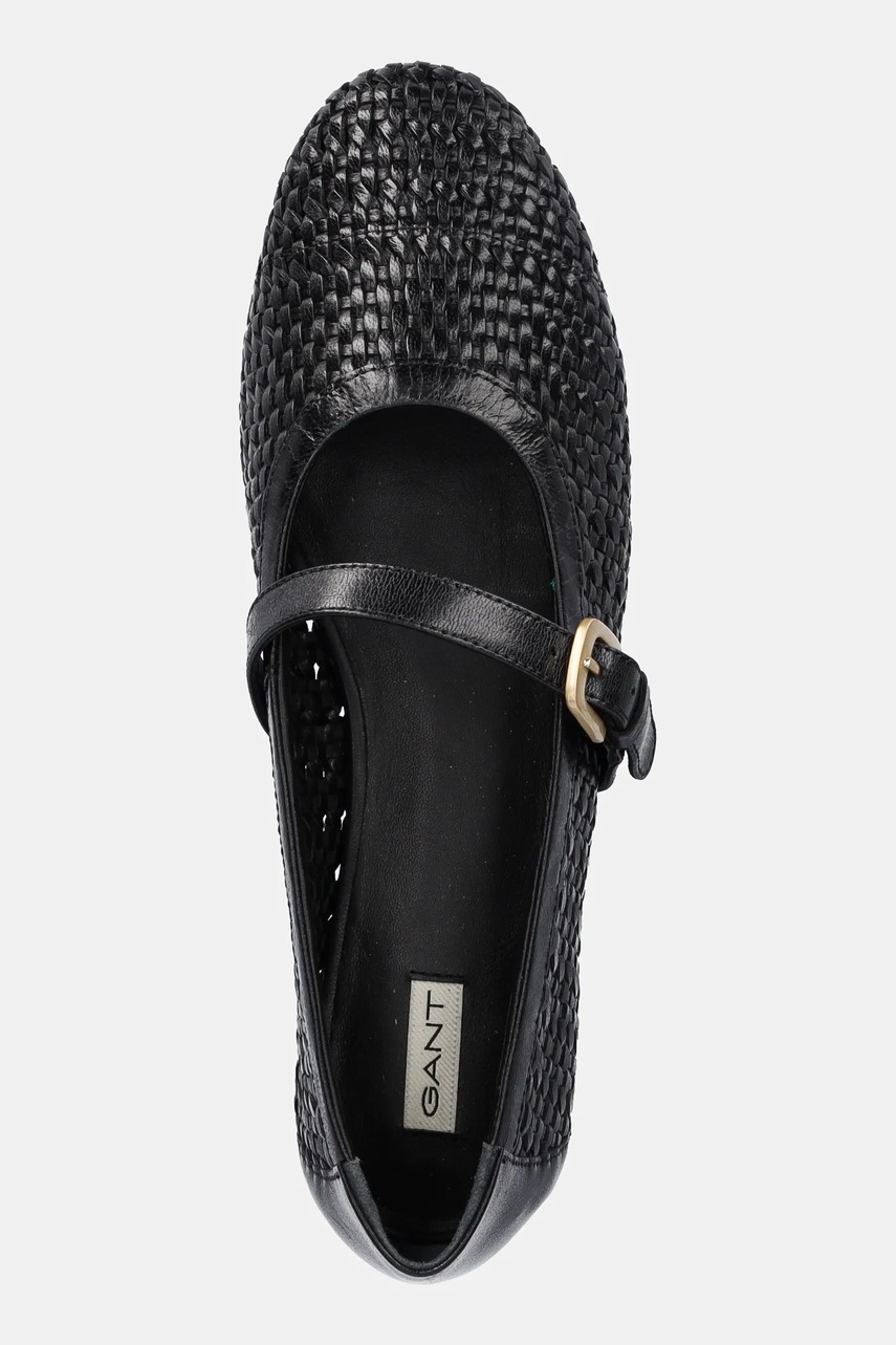 Δερμάτινες μπαλαρίνες Gant Chadii χρώμα: μαύρο, 30511858.G00 φωτογραφία