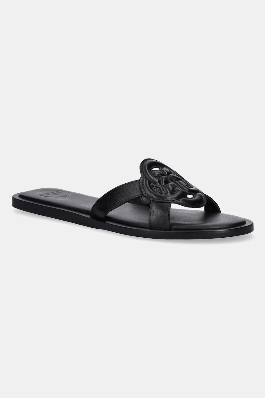 Gant slapi de piele Sunlaz femei, culoarea negru, 30561911.G00 Gant slapi de piele Sunlaz femei, culoarea negru, 30561911.G00