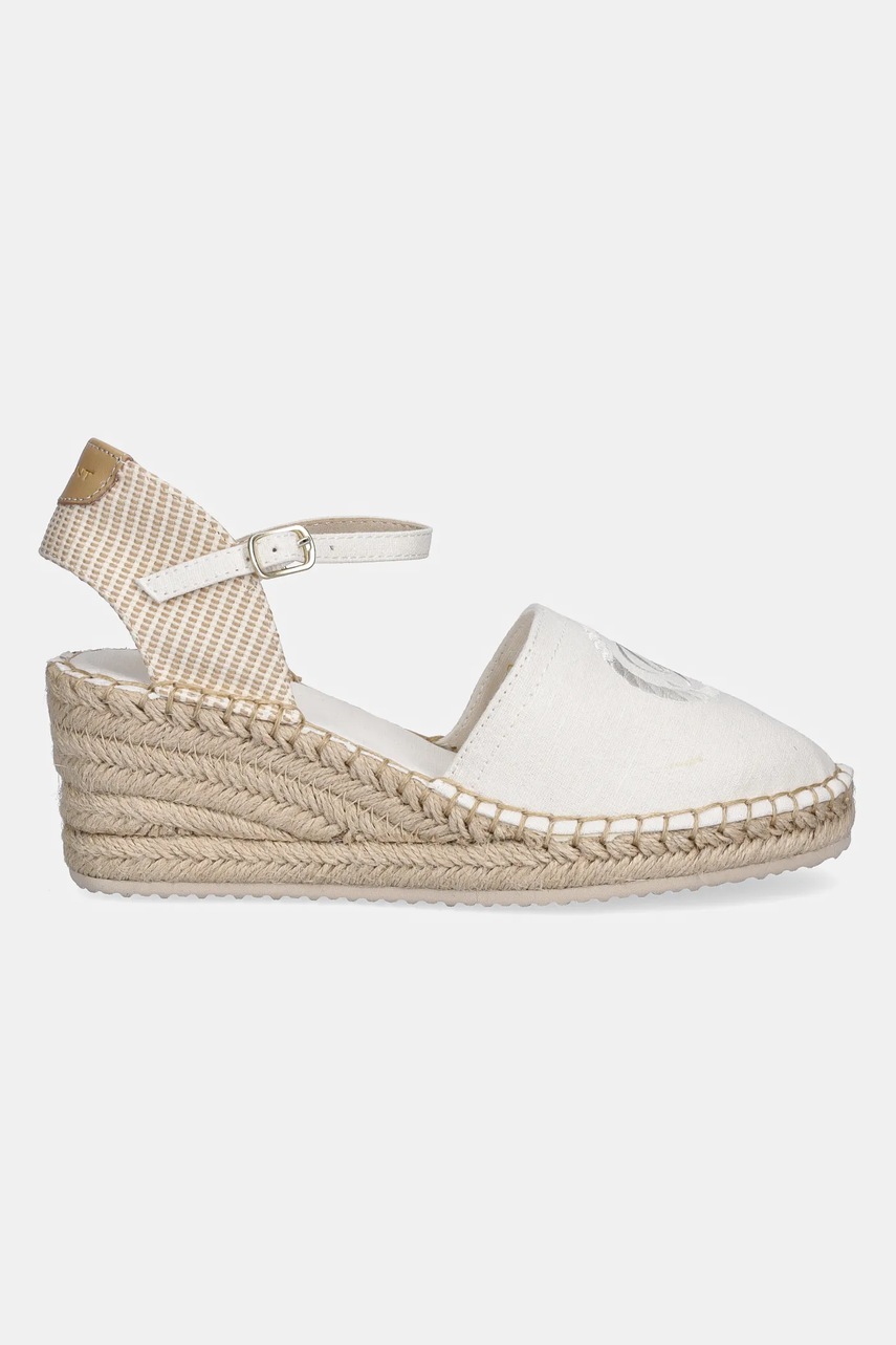 Эспадрильи Gant Luliza цвет бежевый на платформе 30569947.G20