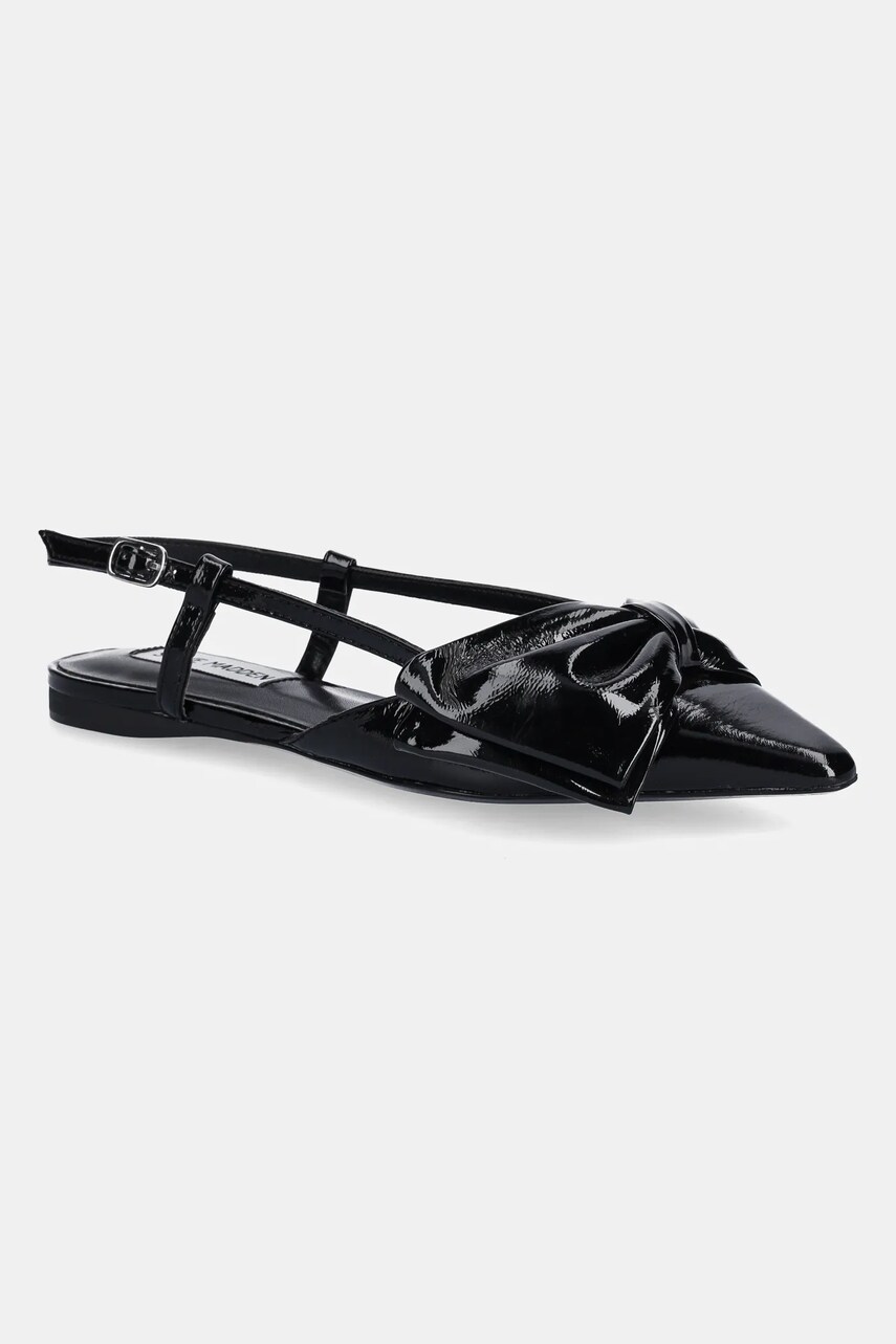 Steve Madden balerini de piele Dazzled culoarea negru, cu toc deschis, SM11003531
