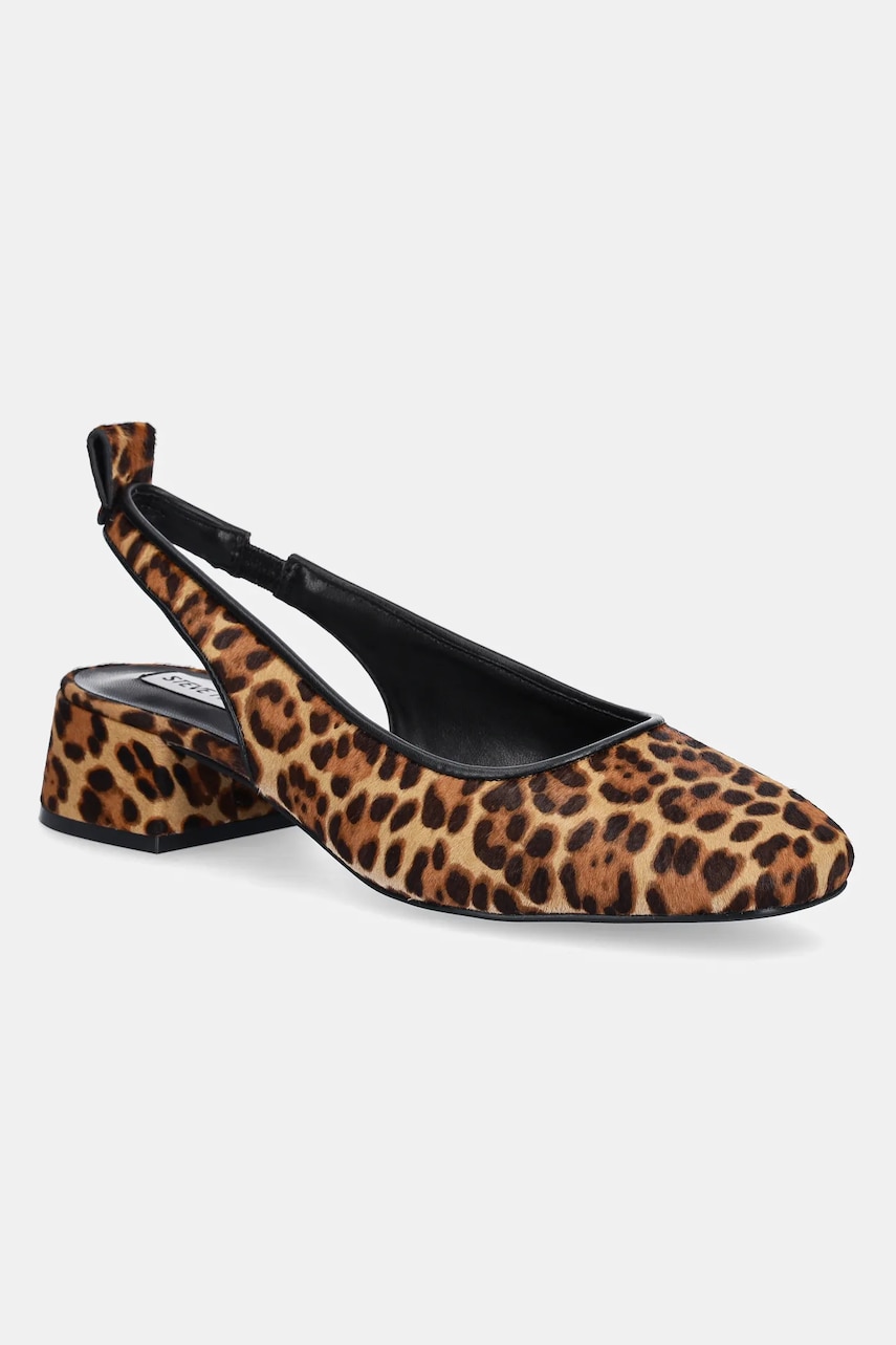 Steve Madden pantofi de piele Smitten-LP culoarea maro, cu toc drept, cu toc deschis, SM11003685 Steve Madden pantofi de piele Smitten-LP culoarea maro, cu toc drept, cu toc deschis, SM11003685