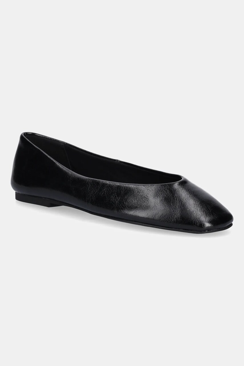 Steve Madden balerini de piele Darts culoarea negru, SM11003624