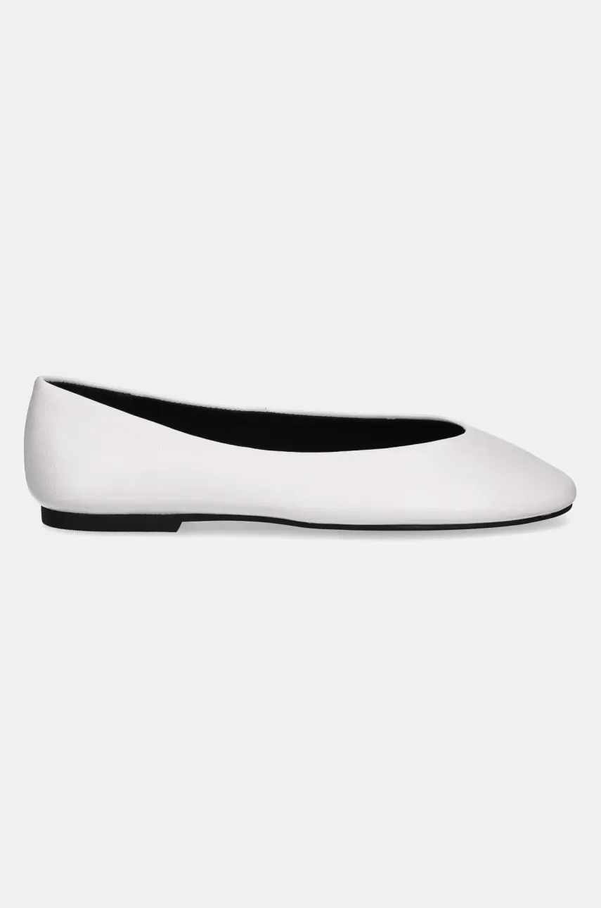 Кожаные балетки Steve Madden Darts цвет белый SM11003624 Кожаные балетки Steve Madden Darts цвет белый SM11003624