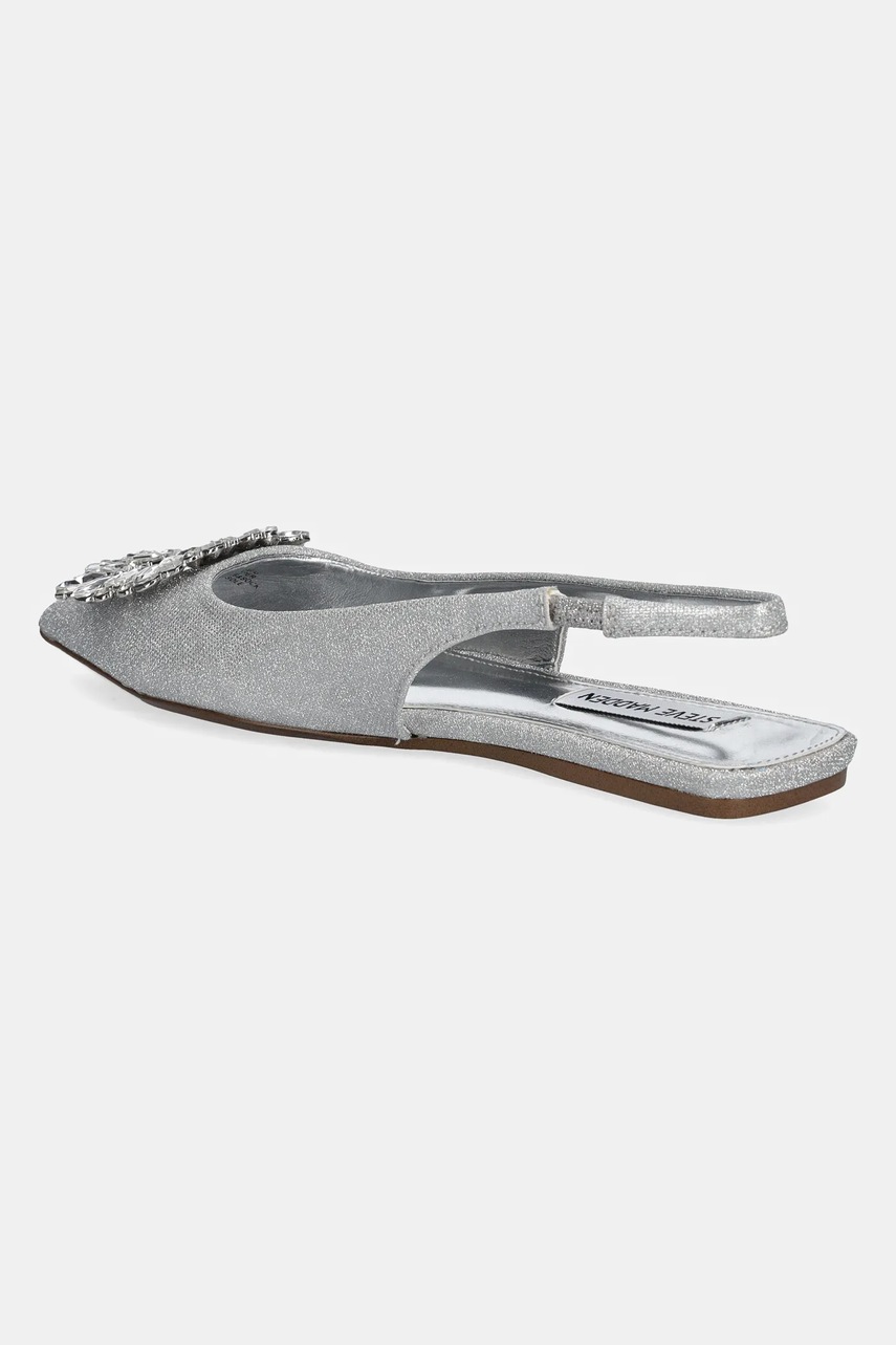 Μπαλαρίνες Steve Madden Calista χρώμα: ασημί, SM11003625 φωτογραφία
