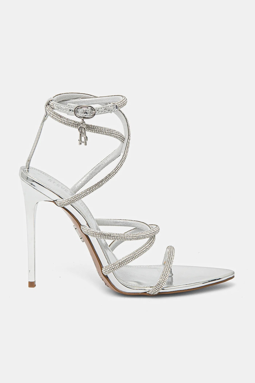 Сандалии Steve Madden Sky цвет серебрянный SM11003639 Сандалии Steve Madden Sky цвет серебрянный SM11003639