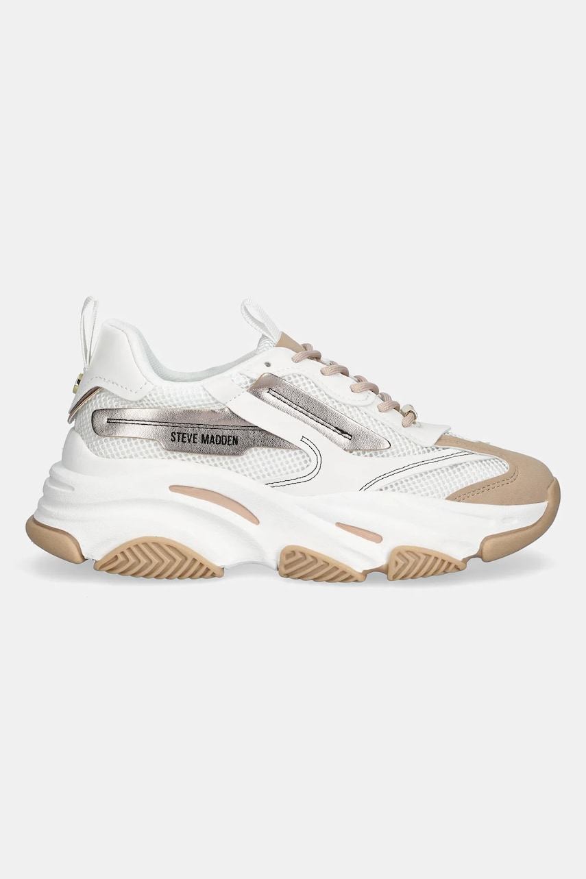 Кроссовки Steve Madden Possession-SE цвет бежевый SM19000033 Кроссовки Steve Madden Possession-SE цвет бежевый SM19000033