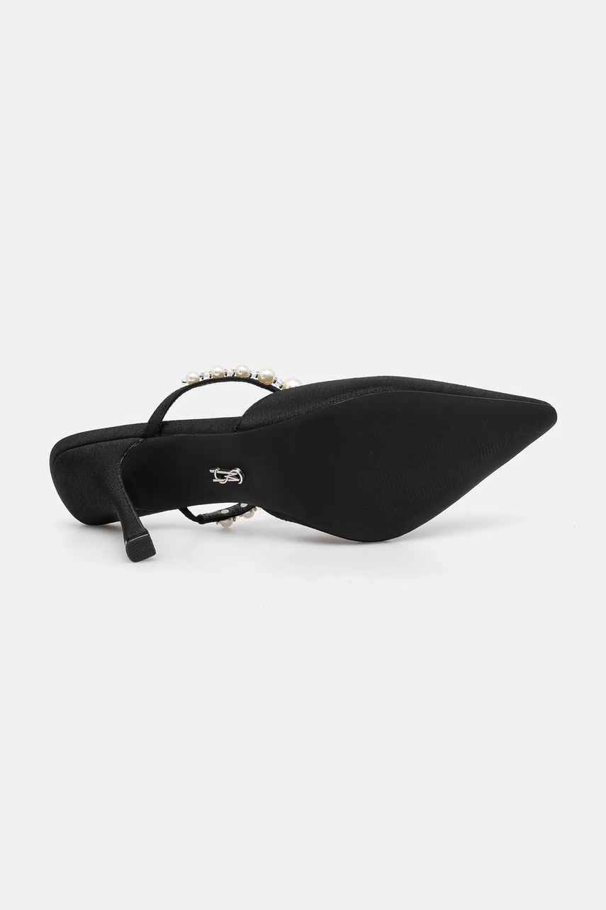 Шльопанці Steve Madden Brecki-P жіночі колір чорний на шпильці SM11003668 