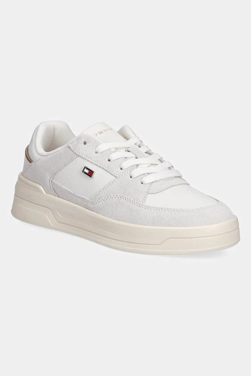 

Кожени маратонки Tommy Hilfiger ESSENTIAL BASKET SNEAKER в бежово FW0FW08456, Бежов