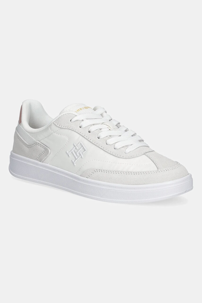 Levně Sneakers boty Tommy Hilfiger TH HERITAGE SNEAKER béžová barva, FW0FW08643