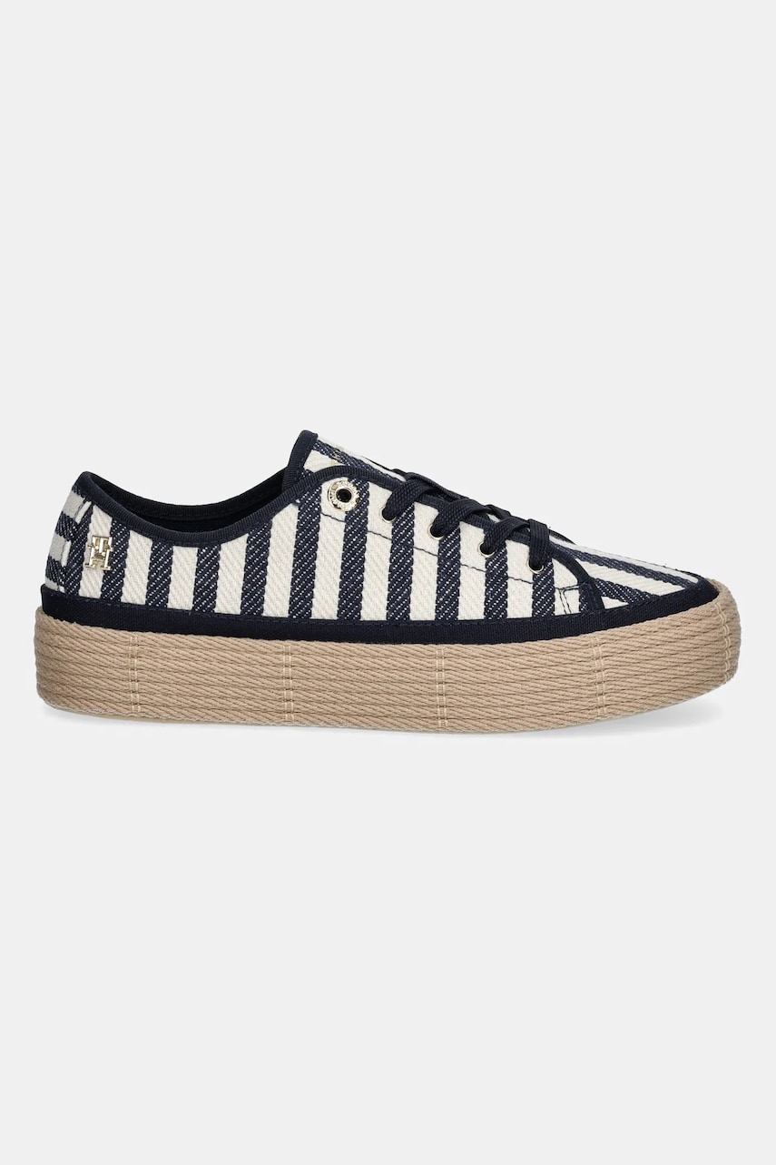 Кеды Tommy Hilfiger VULC ROPE SNEAKER ITHACA цвет синий FW0FW08646 Кеды Tommy Hilfiger VULC ROPE SNEAKER ITHACA цвет синий FW0FW08646