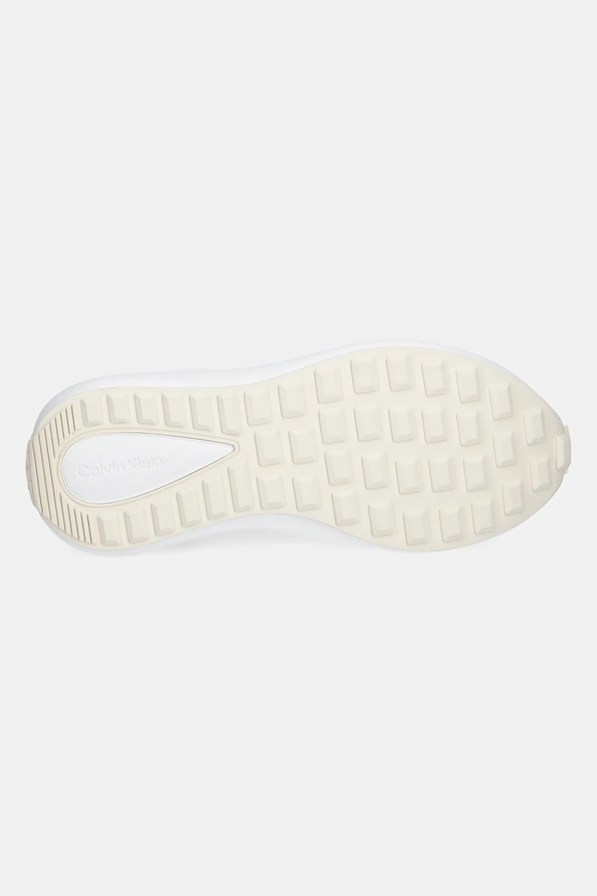 Αθλητικά Calvin Klein Jeans ATHLEISURE RUNNER LACEUP MIX WN χρώμα: άσπρο, YW0YW01774 φωτογραφία