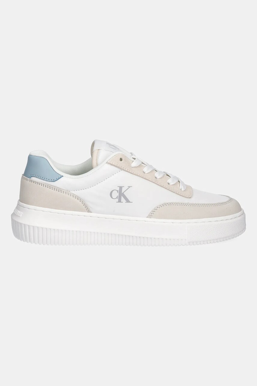 Кроссовки Calvin Klein Jeans CHUNKY CUPSOLE LOW MIX IN цвет белый YW0YW01768 Кроссовки Calvin Klein Jeans CHUNKY CUPSOLE LOW MIX IN цвет белый YW0YW01768