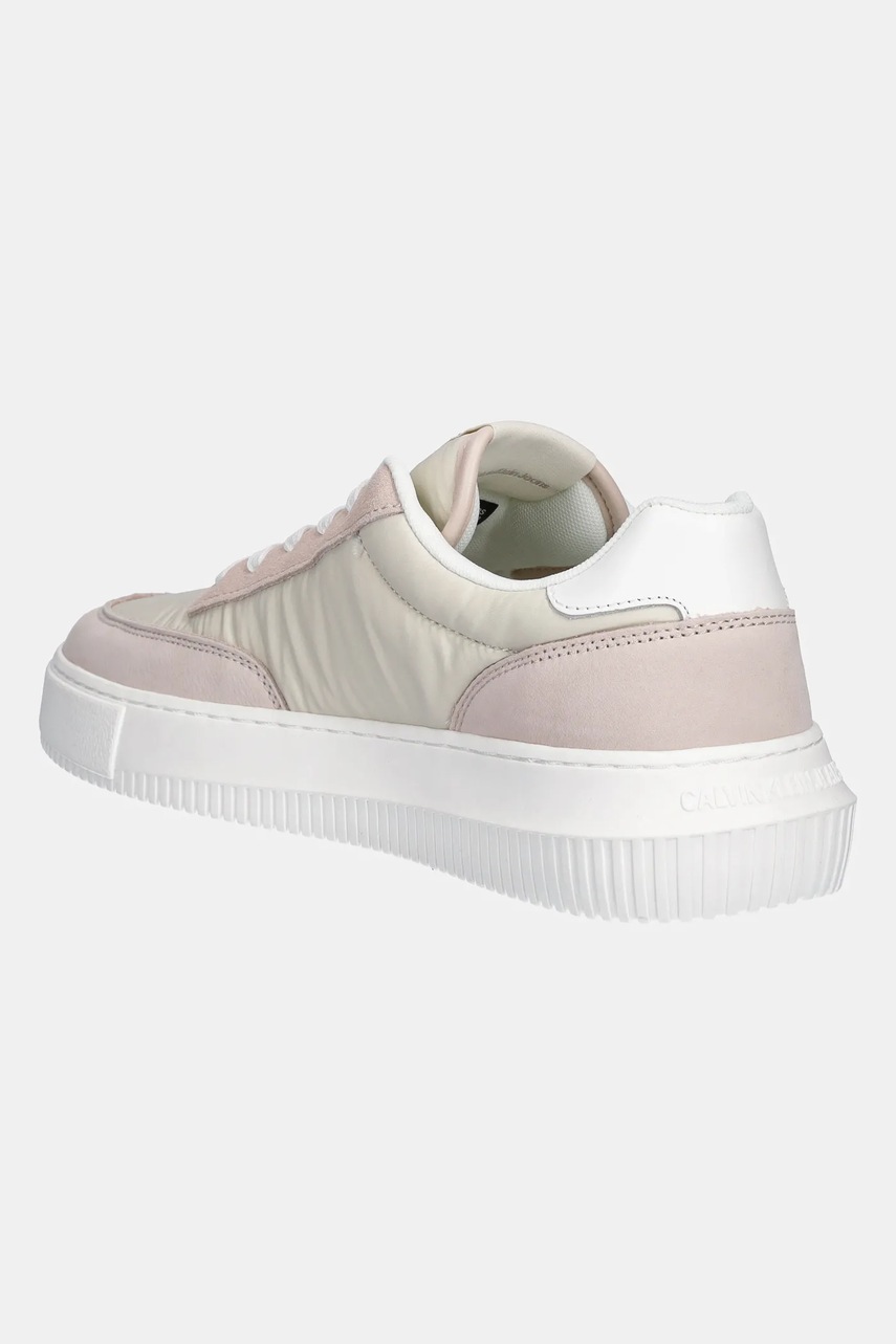 Αθλητικά Calvin Klein Jeans CHUNKY CUPSOLE LOW MIX IN χρώμα: μπεζ, YW0YW01768 φωτογραφία