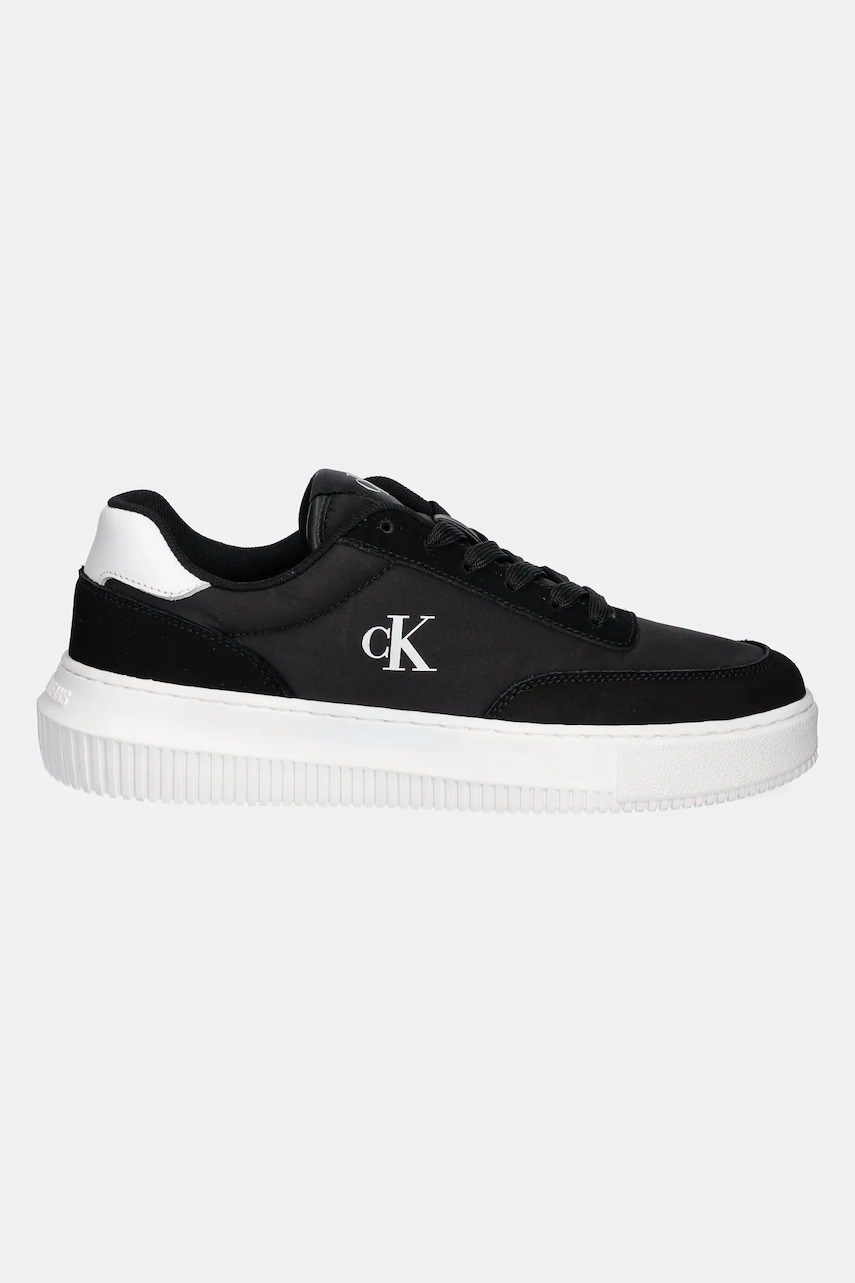 Кроссовки Calvin Klein Jeans CHUNKY CUPSOLE LOW MIX IN цвет чёрный YW0YW01768 Кроссовки Calvin Klein Jeans CHUNKY CUPSOLE LOW MIX IN цвет чёрный YW0YW01768