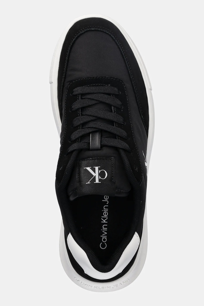 Αθλητικά Calvin Klein Jeans CHUNKY CUPSOLE LOW MIX IN χρώμα: μαύρο, YW0YW01768 φωτογραφία