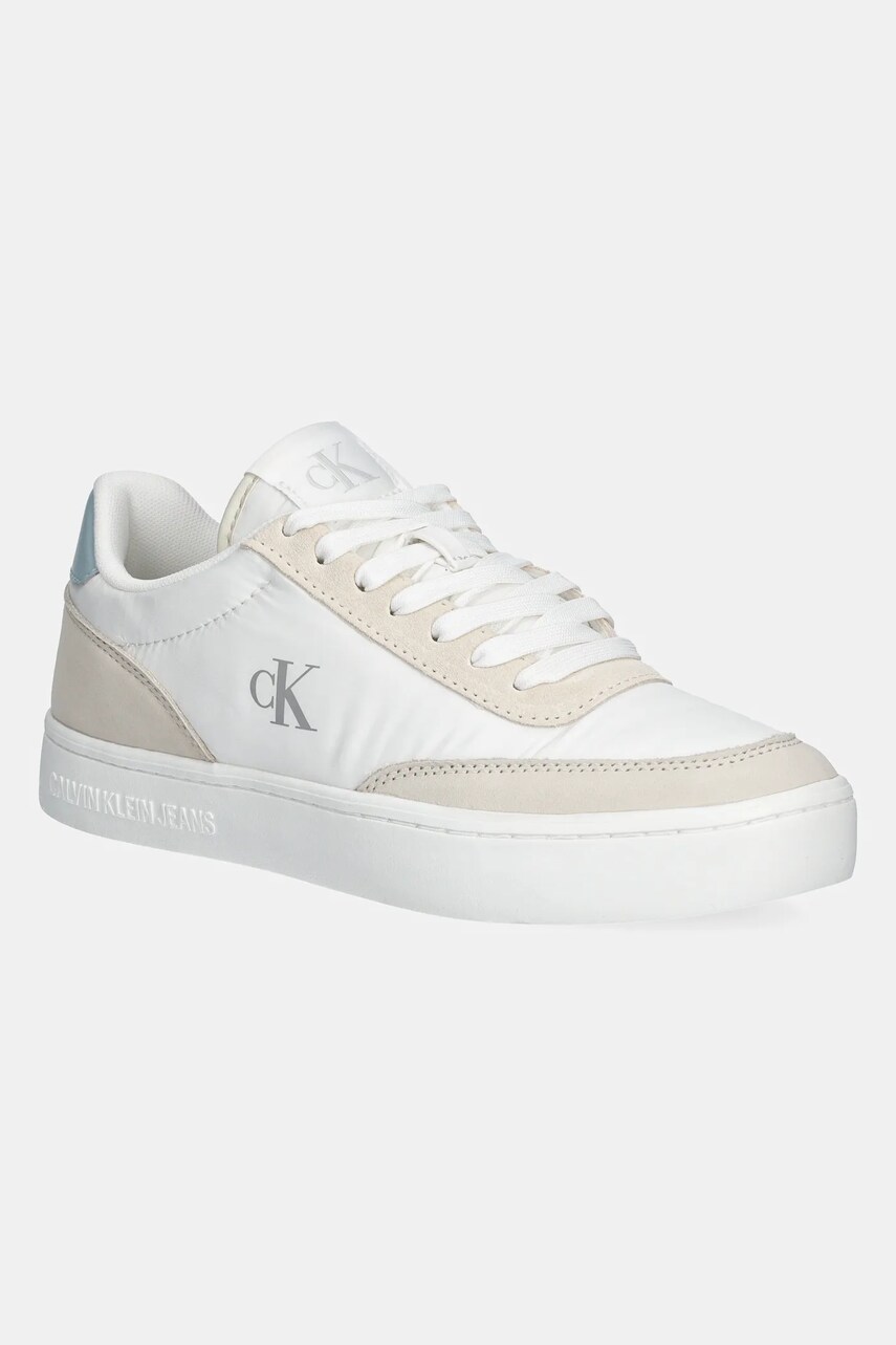 Levně Sneakers boty Calvin Klein Jeans CLASSIC CUPSOLE MIX IN bílá barva, YW0YW01767