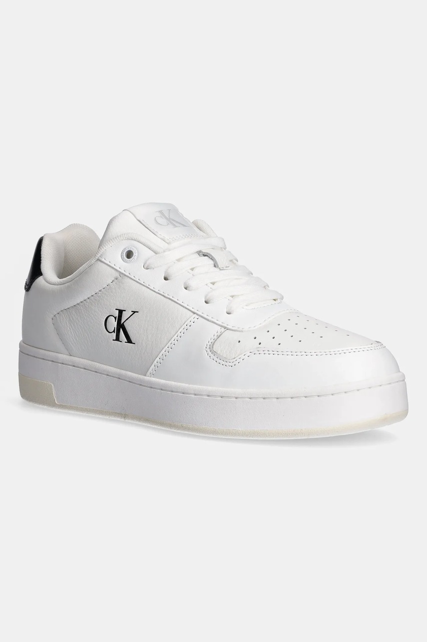

Маратонки Calvin Klein Jeans BASKET CUPSOLE LOW MG в бяло YW0YW01765, Бял