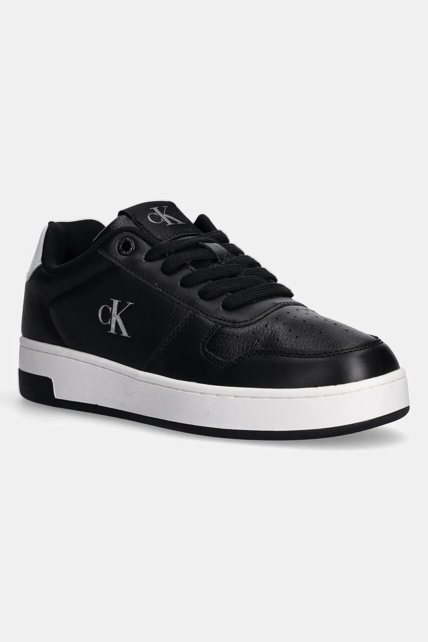 Levně Sneakers boty Calvin Klein Jeans BASKET CUPSOLE LOW MG černá barva, YW0YW01765