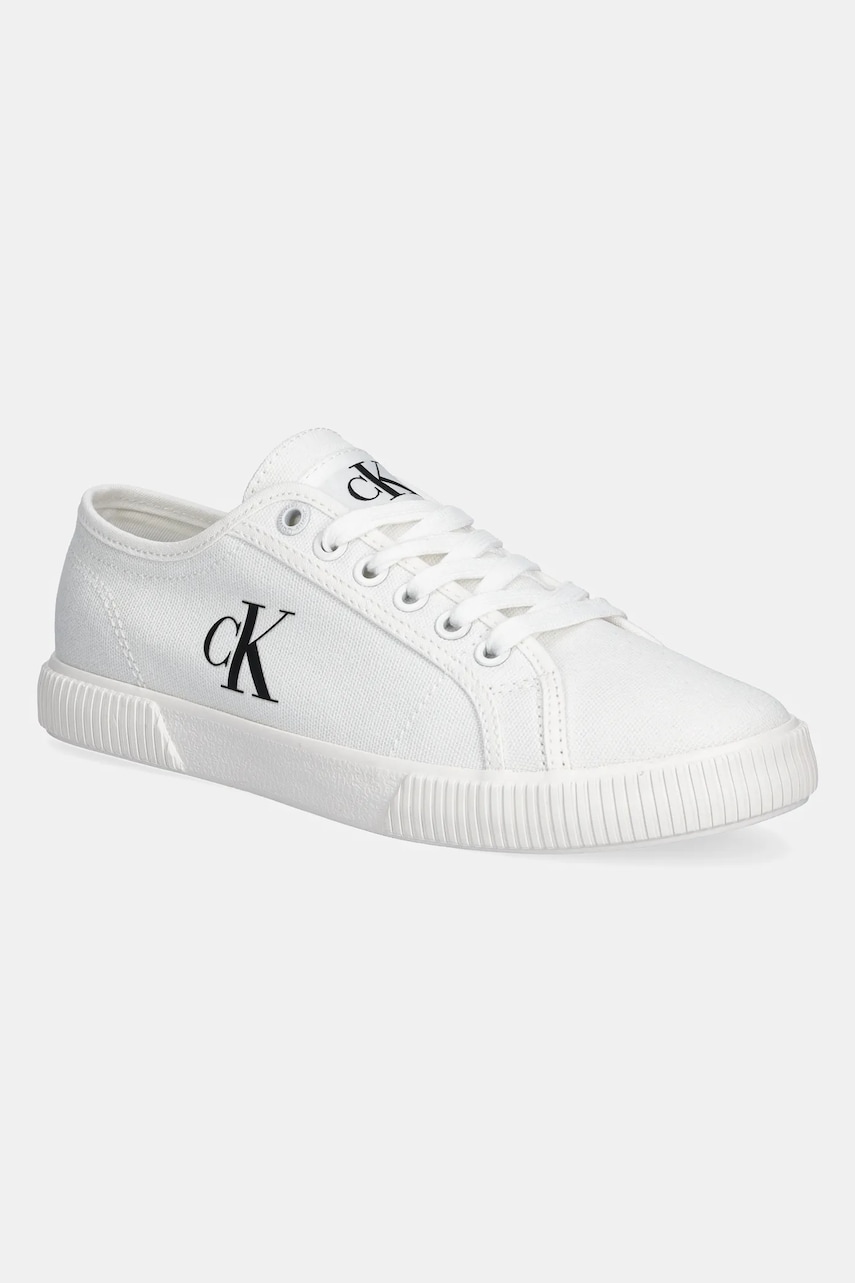 Levně Tenisky Calvin Klein Jeans ESS VULC LOW CV MG WN bílá barva, YW0YW01762