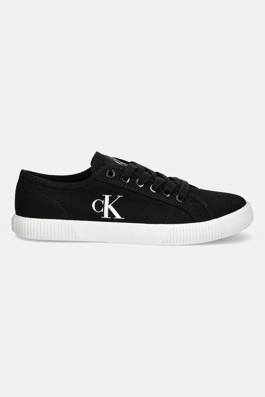 Кеды Calvin Klein Jeans ESS VULC LOW CV MG WN цвет чёрный YW0YW01762 Кеды Calvin Klein Jeans ESS VULC LOW CV MG WN цвет чёрный YW0YW01762