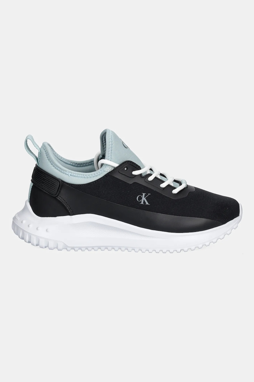 Кроссовки Calvin Klein Jeans EVA RUNNER LOW LACE MIX IN женские цвет чёрный YW0YW01759 Кроссовки Calvin Klein Jeans EVA RUNNER LOW LACE MIX IN женские цвет чёрный YW0YW01759