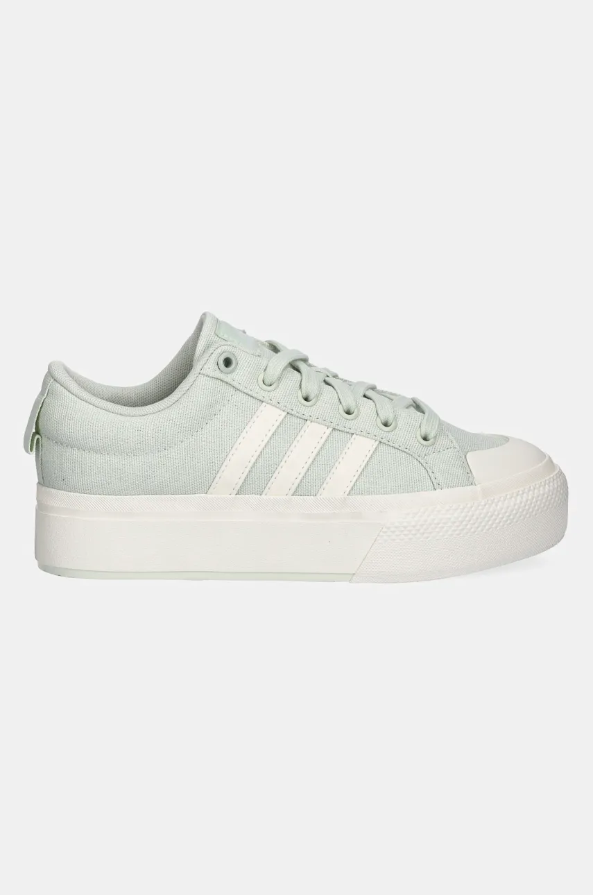 Кеды adidas Bravada 2.0 Platform женские цвет зелёный JI1800 Кеды adidas Bravada 2.0 Platform женские цвет зелёный JI1800