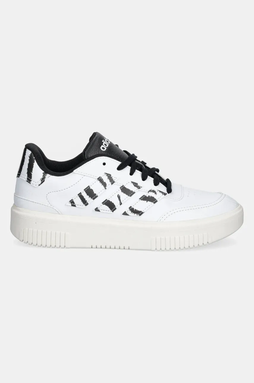 Кроссовки adidas Courtblock Bold цвет белый JI2210 Кроссовки adidas Courtblock Bold цвет белый JI2210