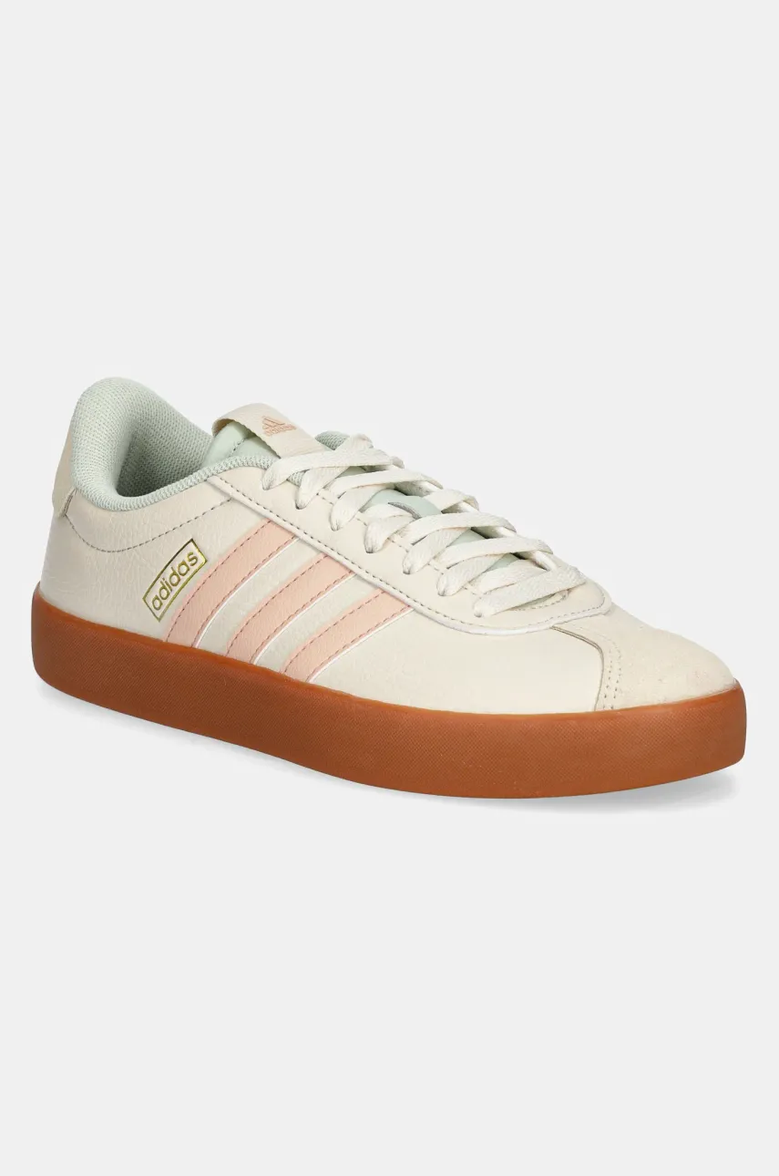 adidas sneakers VL Court 3.0 culoarea bej, JP5348