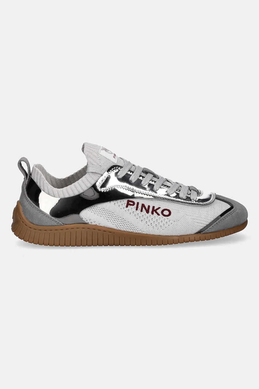 Кроссовки Pinko Reby цвет серебрянный SS0061 T026 ZZF Кроссовки Pinko Reby цвет серебрянный SS0061 T026 ZZF