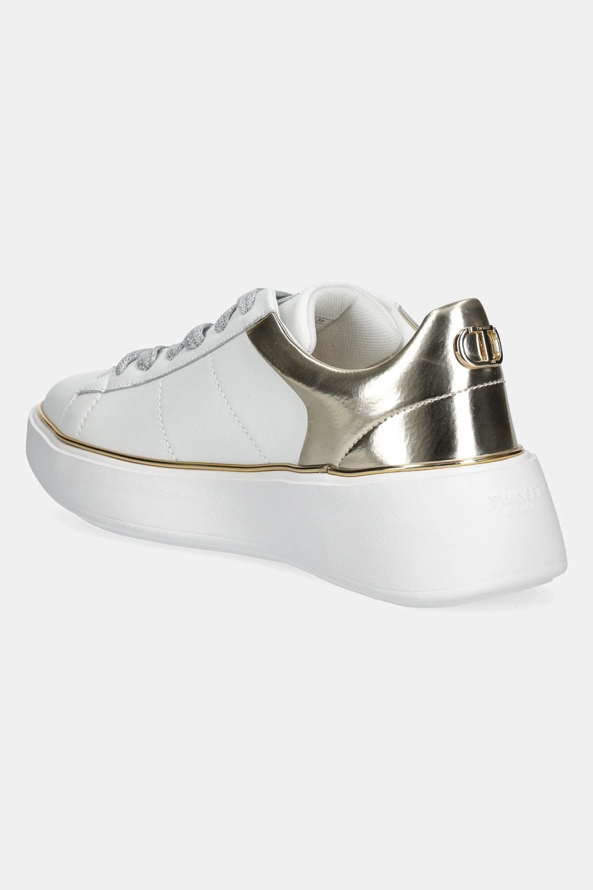 Twinset bőr sportcipő fehér, 251TCP042 termék 2. képe