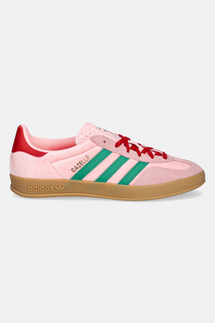 Кроссовки adidas Originals Gazelle Indoor цвет розовый JI2713 Кроссовки adidas Originals Gazelle Indoor цвет розовый JI2713