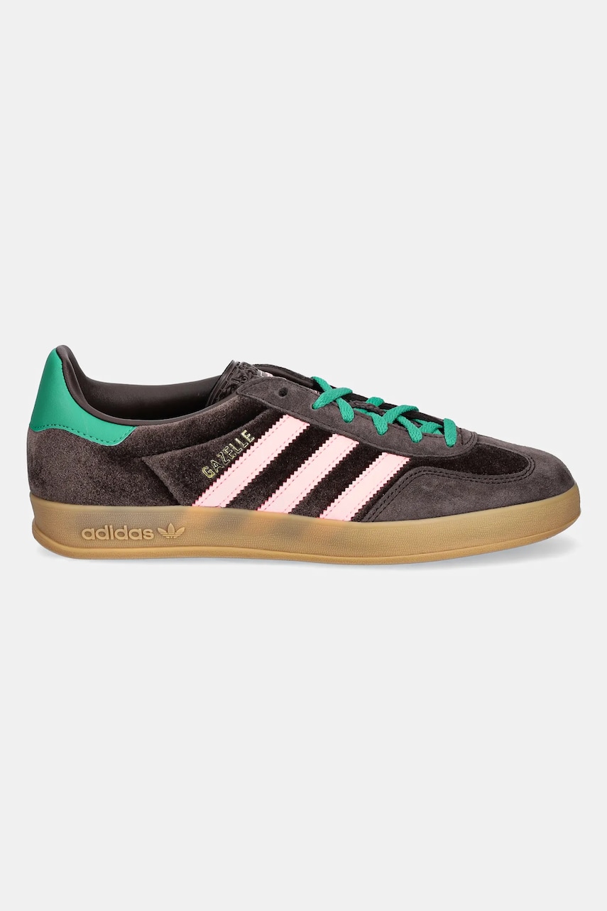 Кроссовки adidas Originals Gazelle Indoor цвет коричневый JI2714 Кроссовки adidas Originals Gazelle Indoor цвет коричневый JI2714