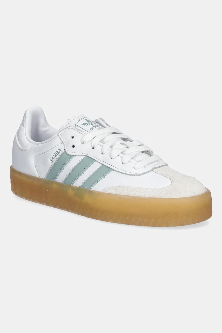 adidas Originals sneakers din piele Sambae culoarea alb, JP5609