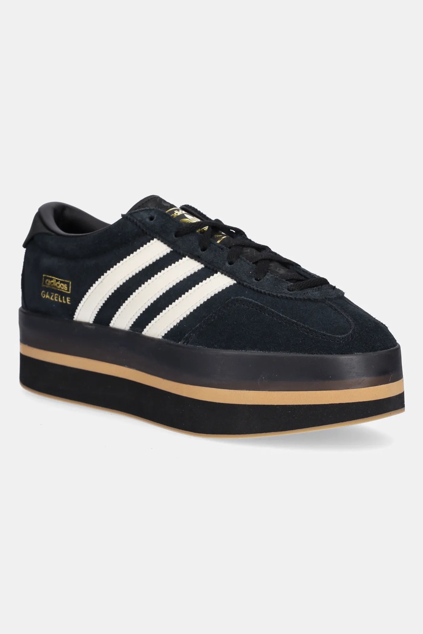 adidas Originals sneakers Gazelle Stack culoarea negru, JS0239