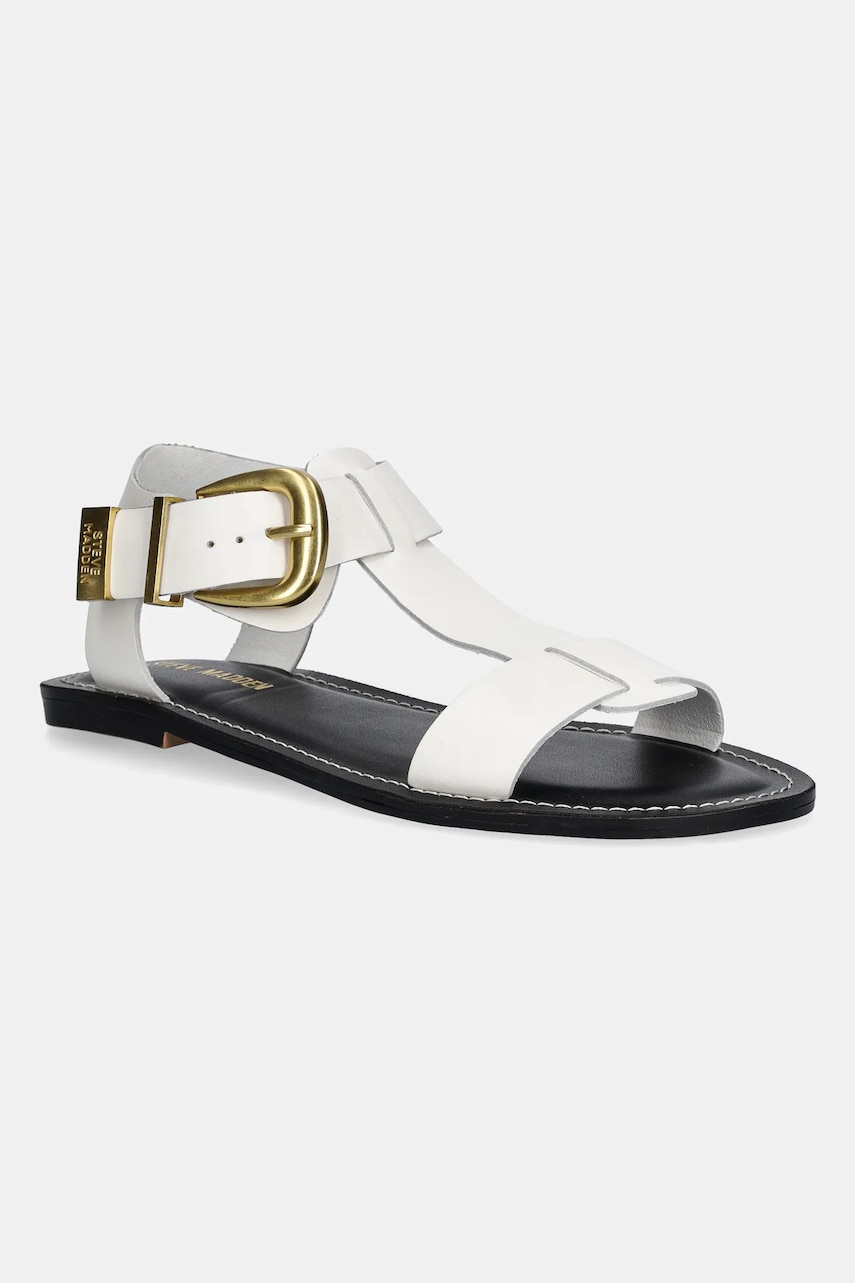 Steve Madden sandale de piele Braelynn culoarea alb, SM11003788 Steve Madden sandale de piele Braelynn culoarea alb, SM11003788