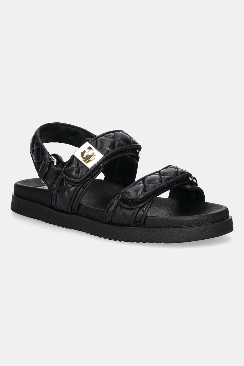 Steve Madden sandale de piele Mona-Q femei, culoarea negru, SM11003792 Steve Madden sandale de piele Mona-Q femei, culoarea negru, SM11003792